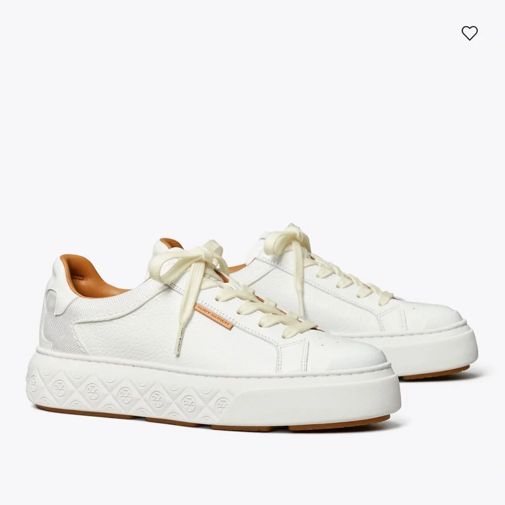 Tory Burch‎ Ladybug sneakers. SZ 7M white